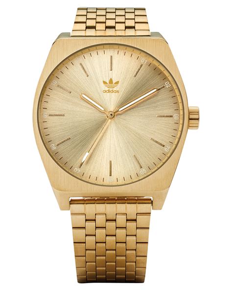 adidas gold watch